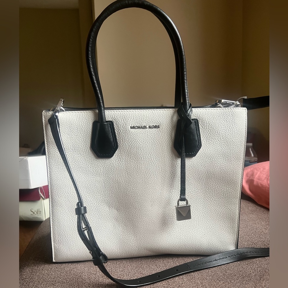 Black & White Square Michael Kors Purse